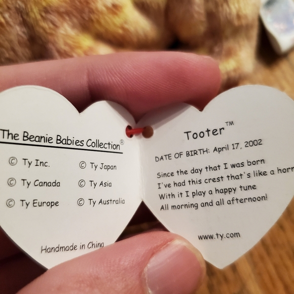 Tooter Beanie Baby - Picture 3 of 6